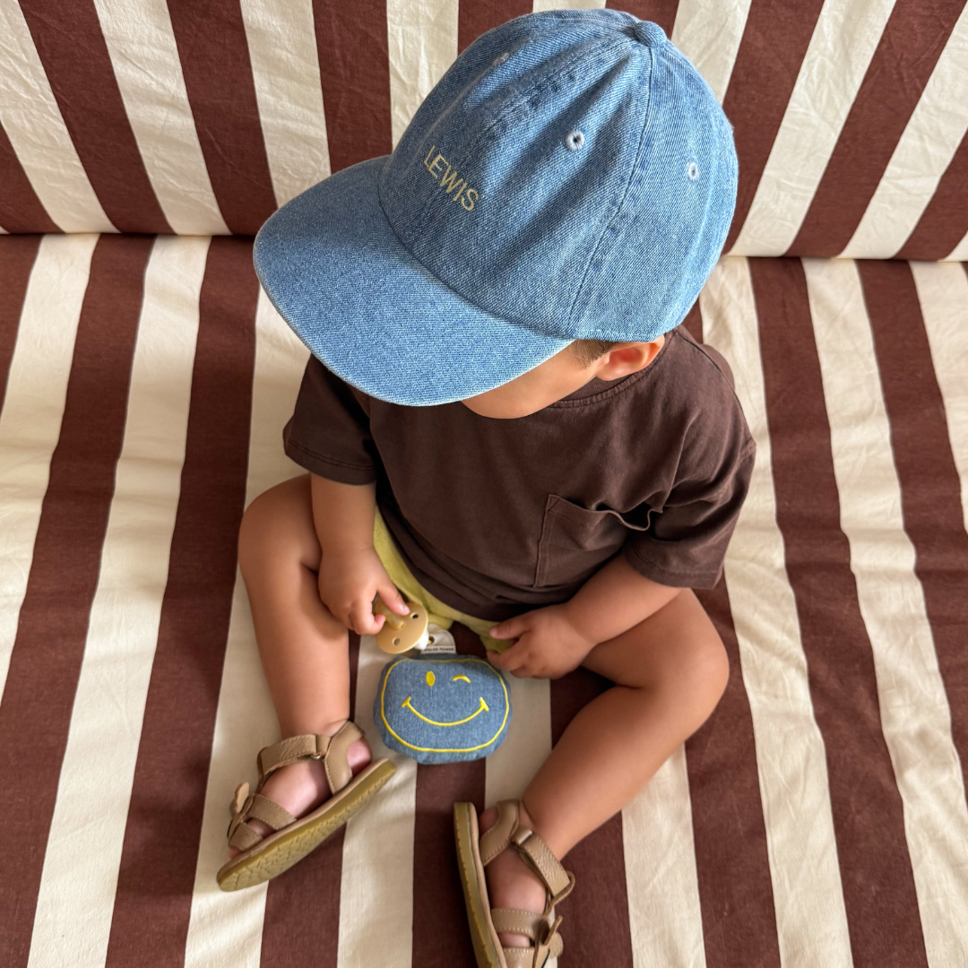 PACIFIER CLOTH - POMME - DENIM
