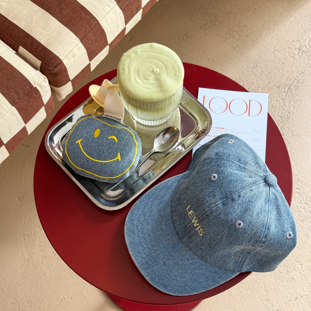 PACIFIER CLOTH - POMME - DENIM