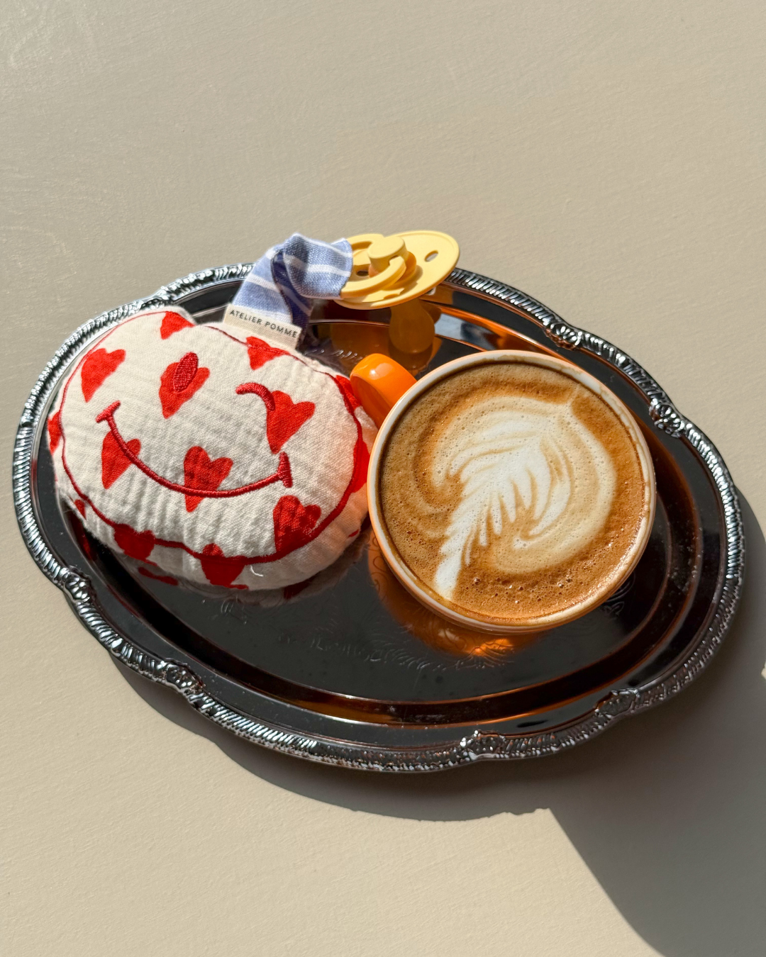 PACIFIER CLOTH POMME | J&