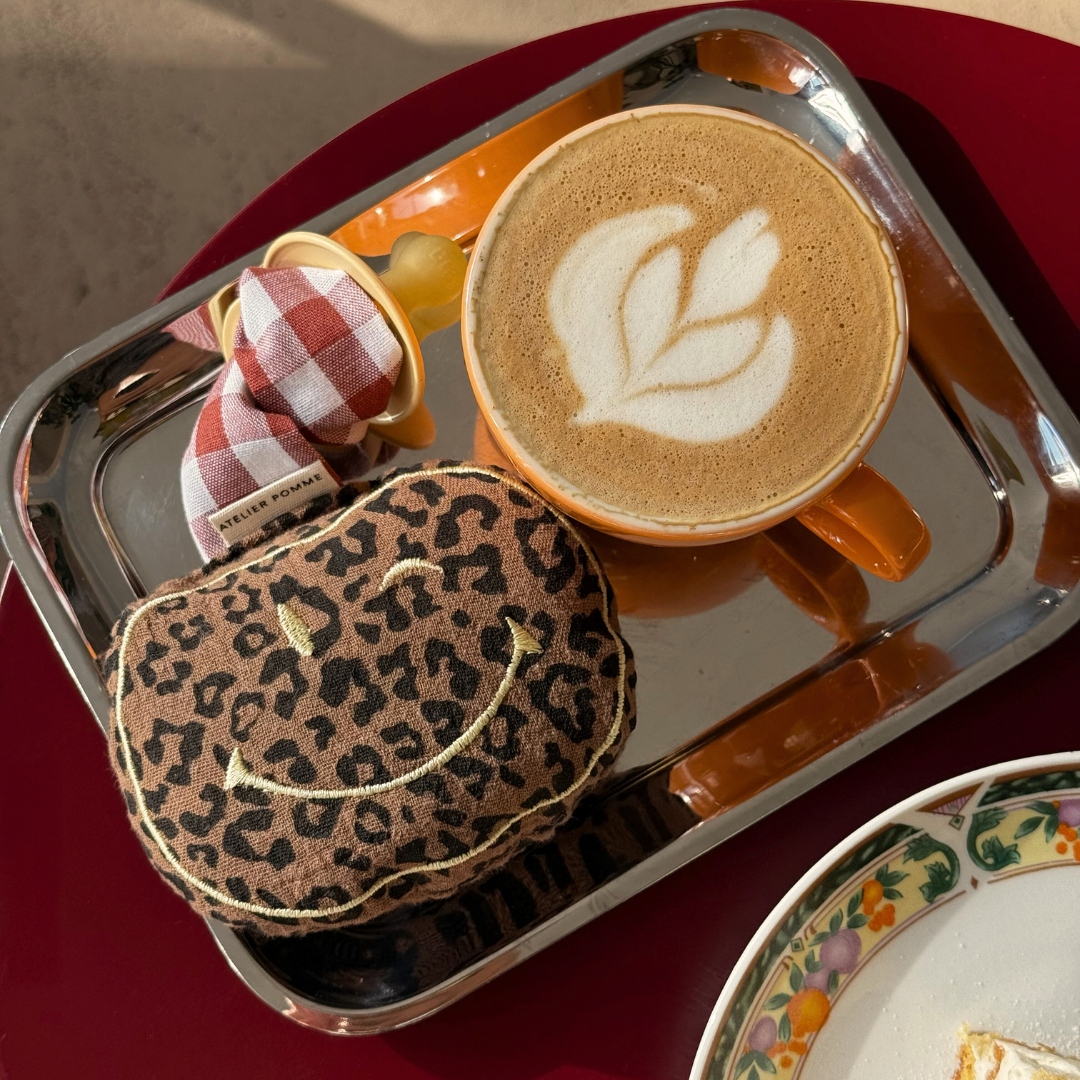 PACIFIER CLOTH POMME | LEOPARD LOVE