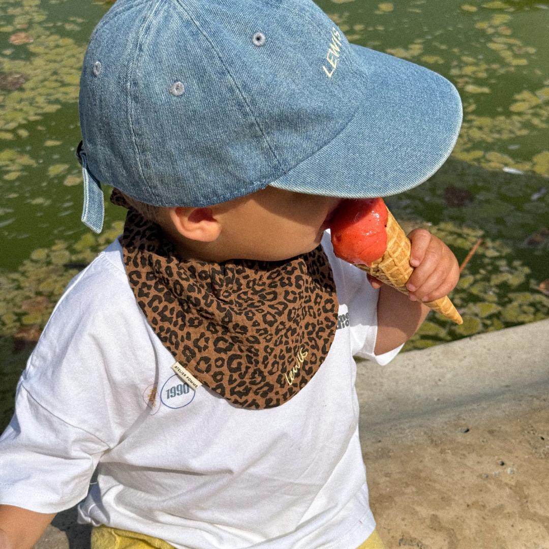 TINY BIB - LEOPARD