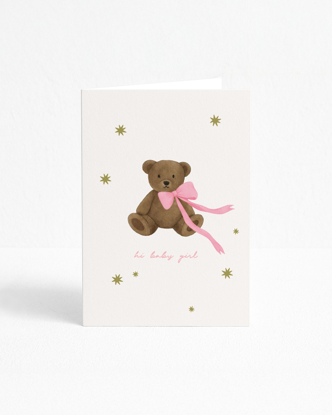 WENSKAART | HI BABY GIRL