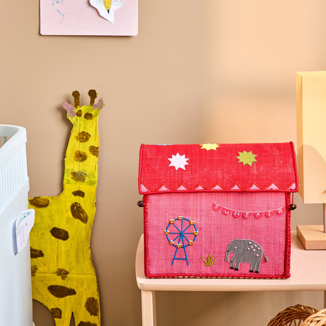 Fun Fair | Raffia Toy Baskets β Set of 3