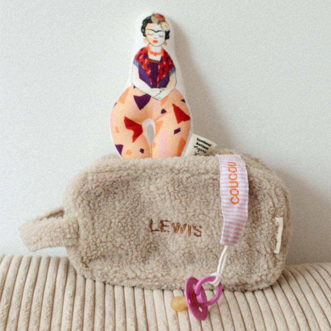 Een gepersonaliseerde toilettas van teddy