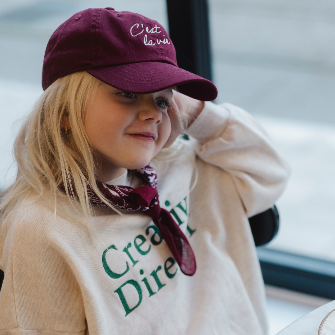 Bandana scarf in het burgundy