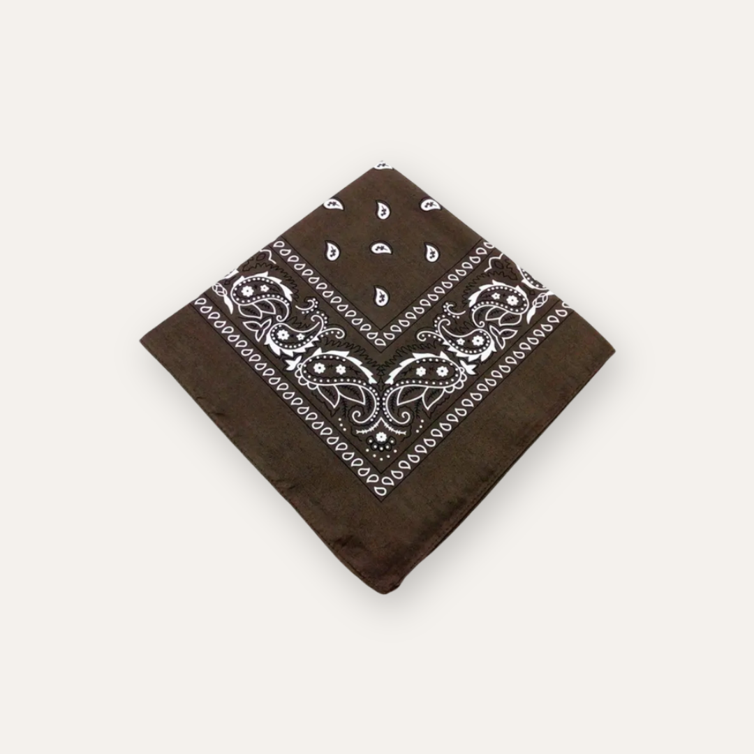 donker groene bandana