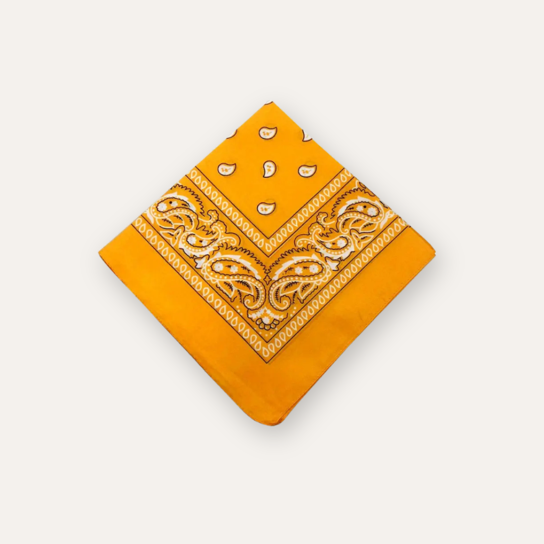 Gele bandana