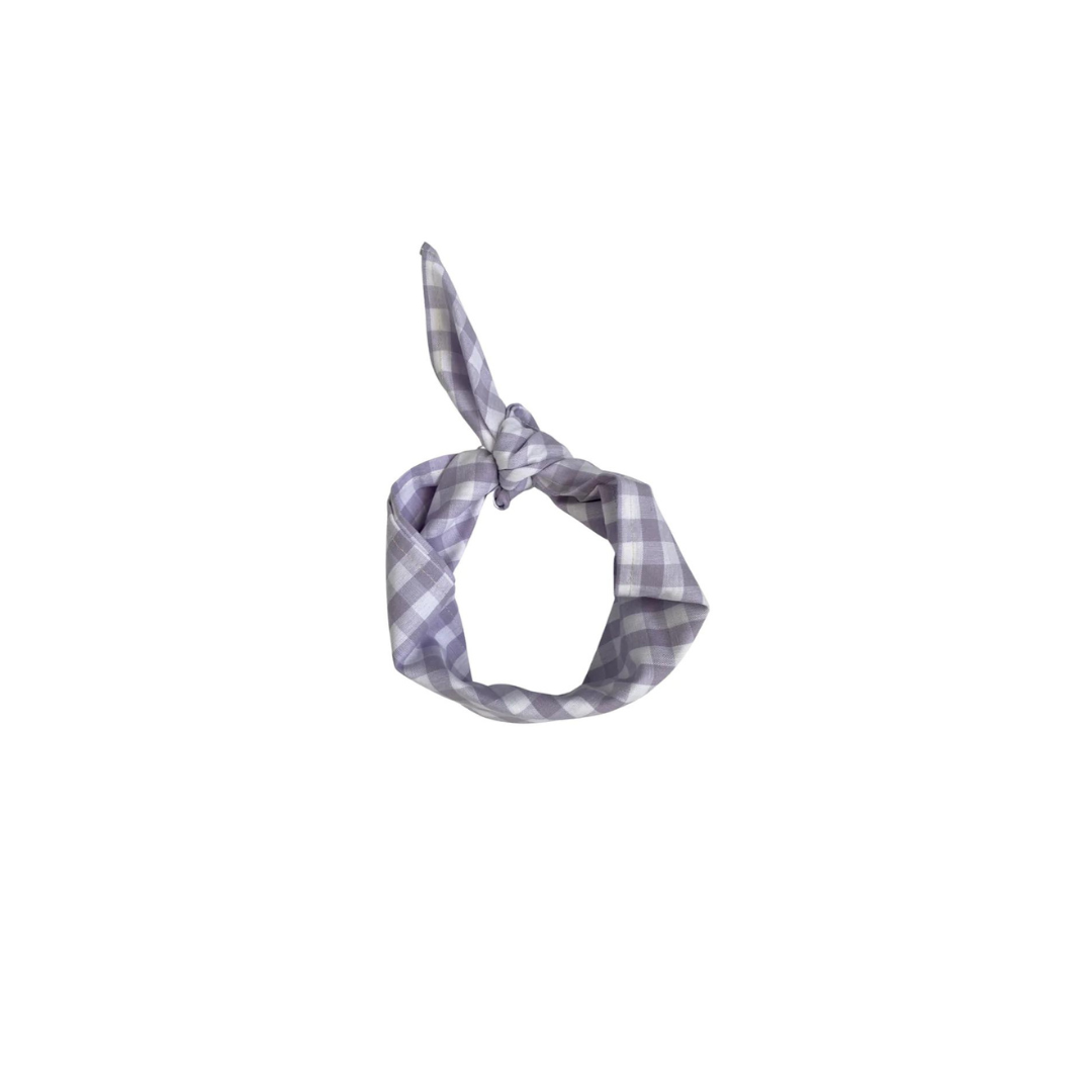 Checked scarf