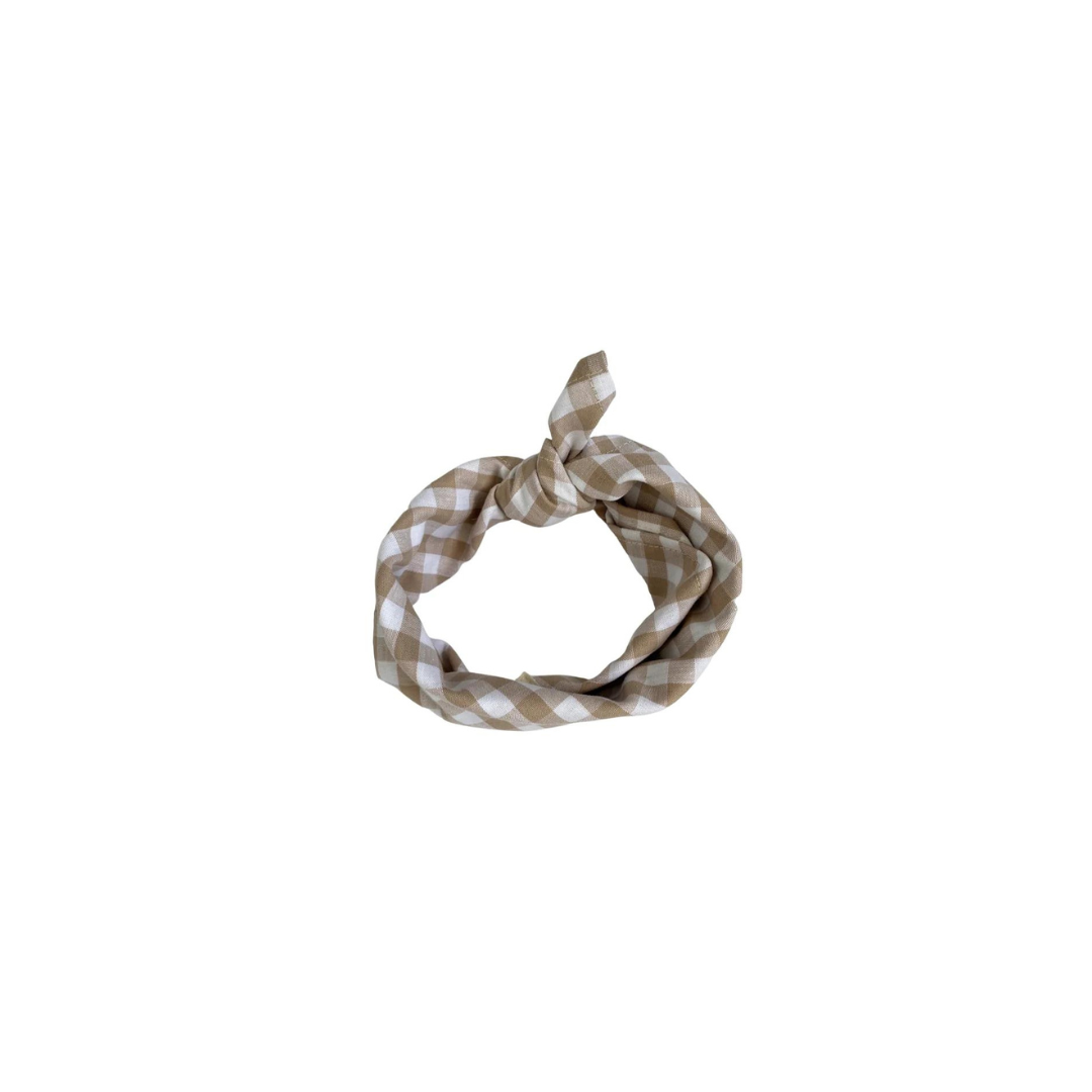 Checked scarf