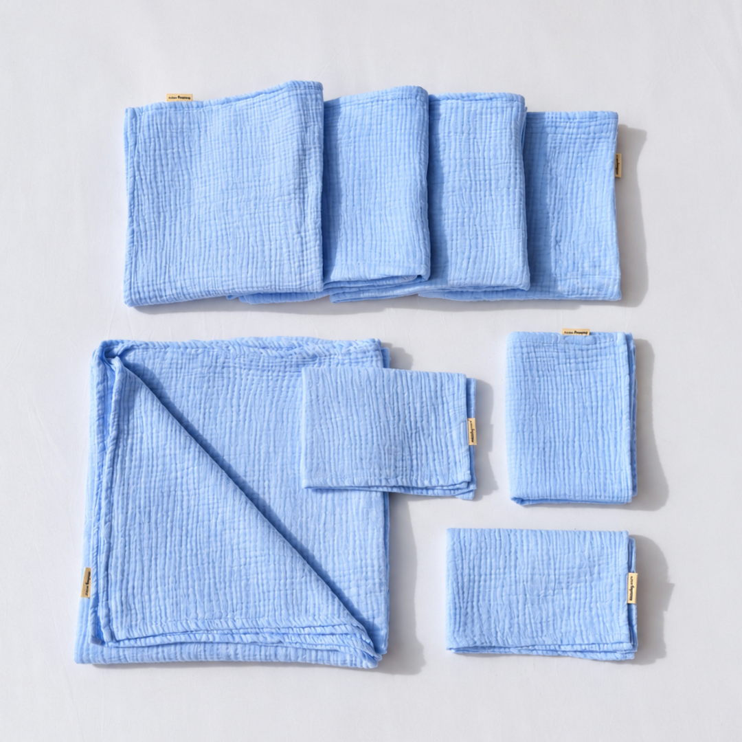 Eerste Baby Bibs & Burbs Set