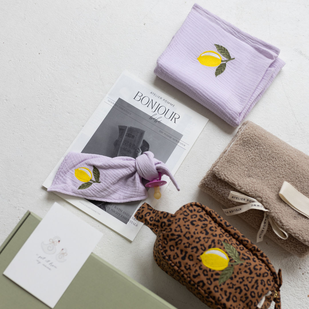 Giftbox met etui, handdoek en speendoek