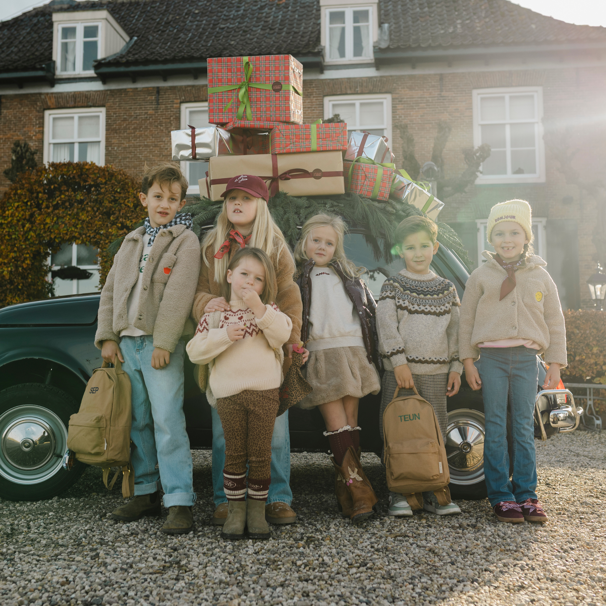 KIDS CAP | BURGUNDY | ÉDITION DE NOËL