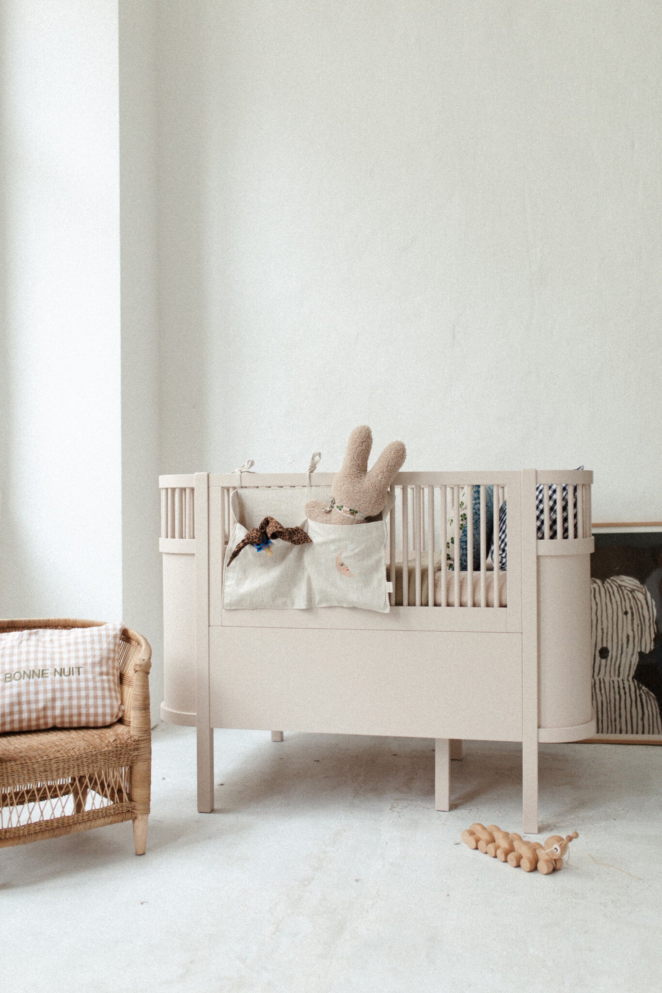Bed pocket bonjour beige