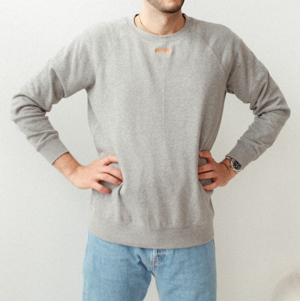Grijze sweater