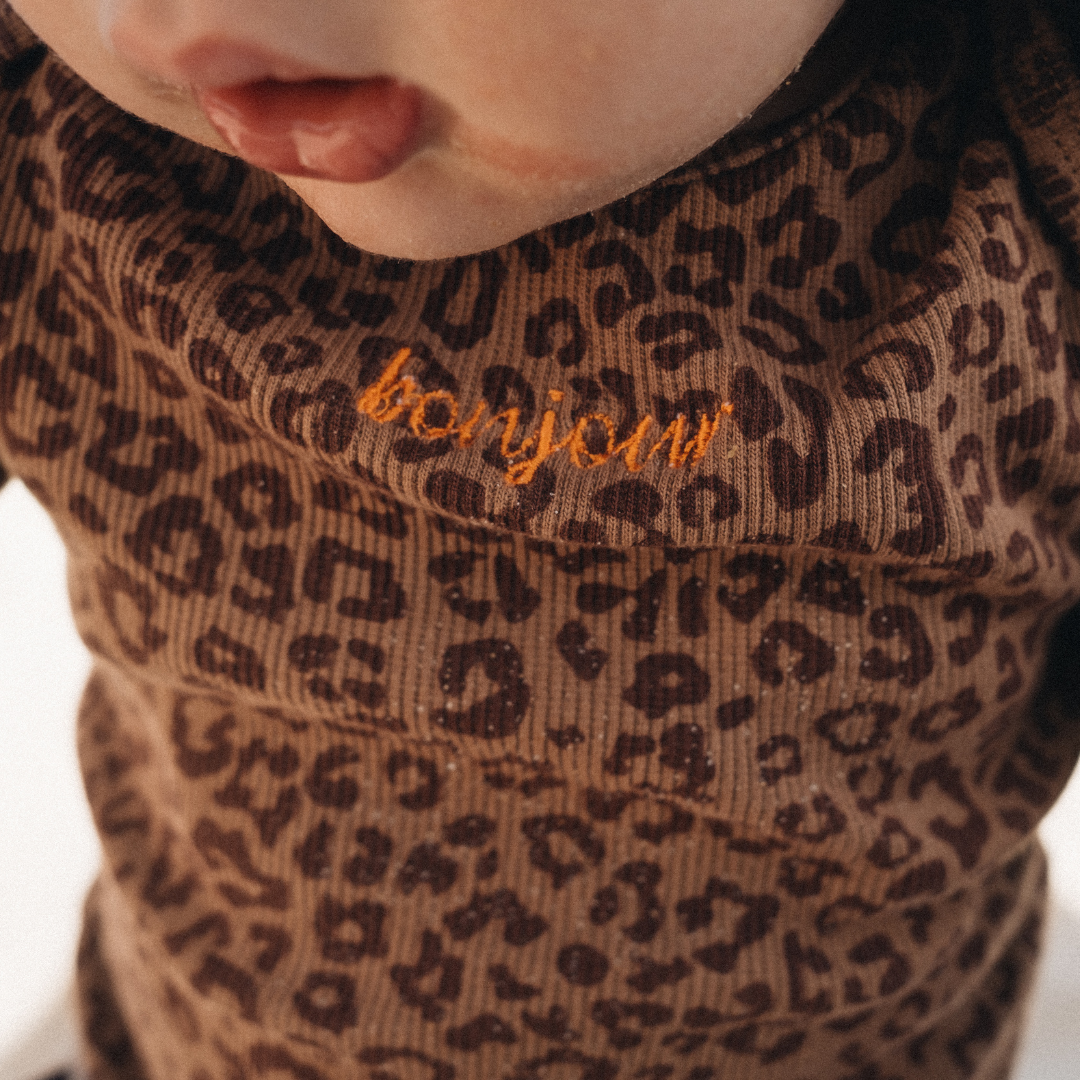 Romper leopard