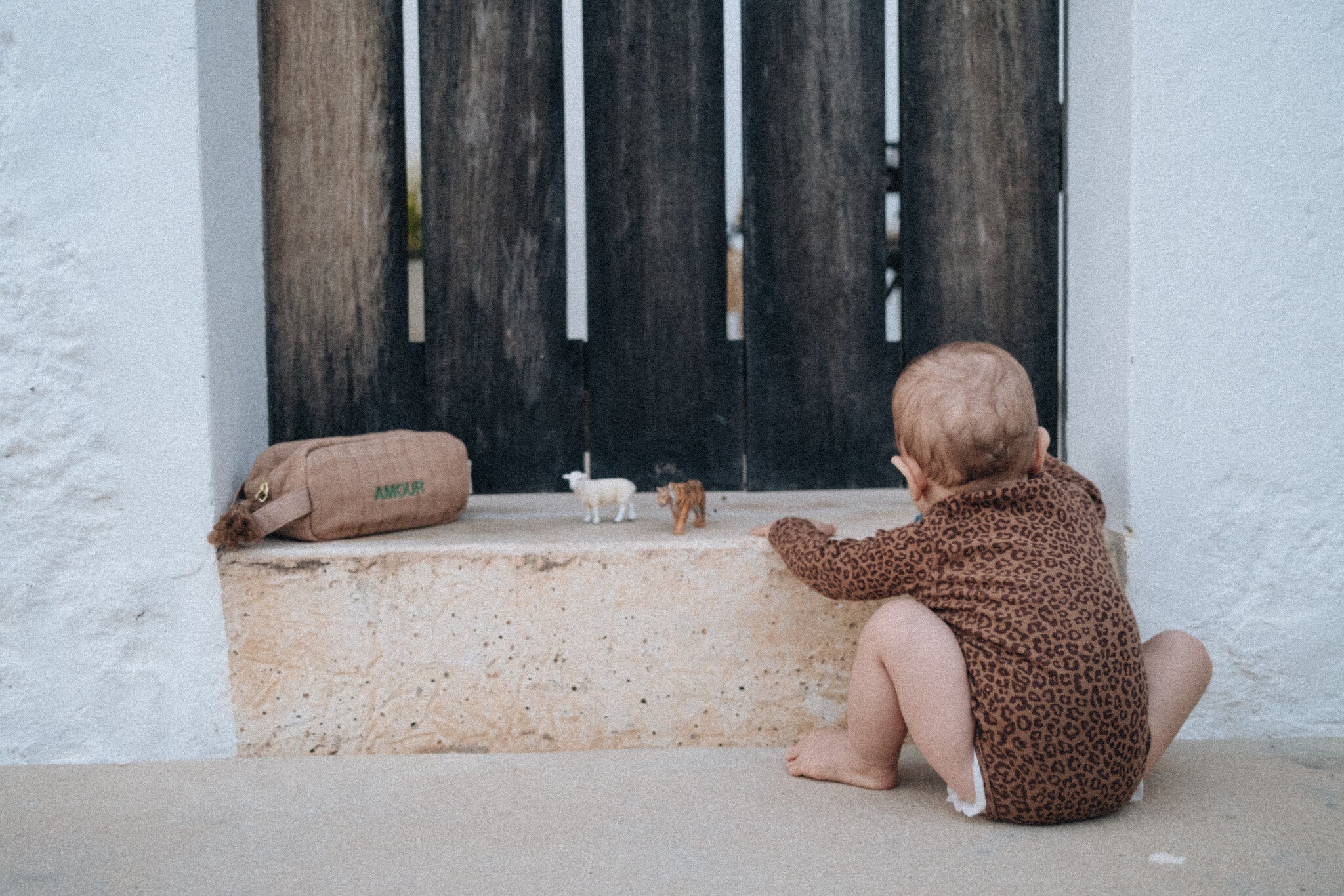 Romper leopard