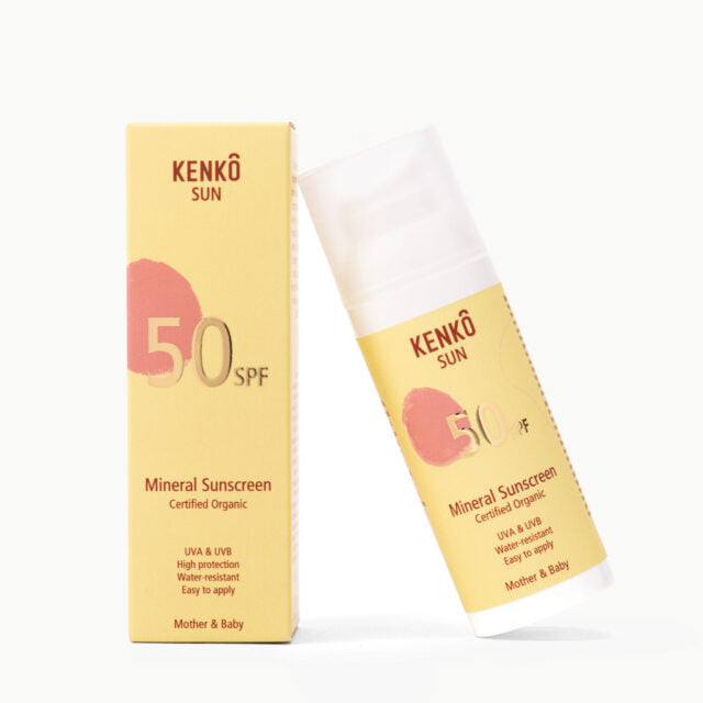 zonnebrandcrème met verpakking.