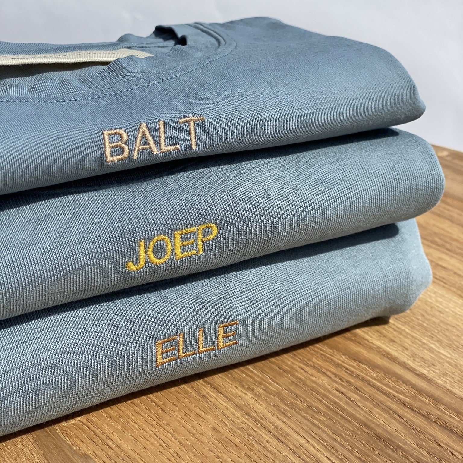 T-shirt misty blue