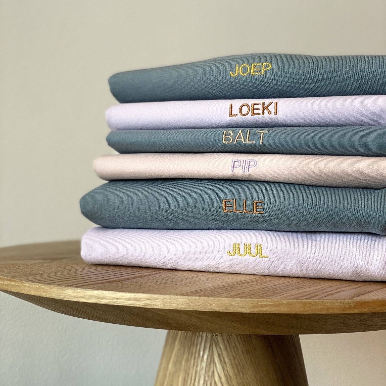 T-shirt misty blue