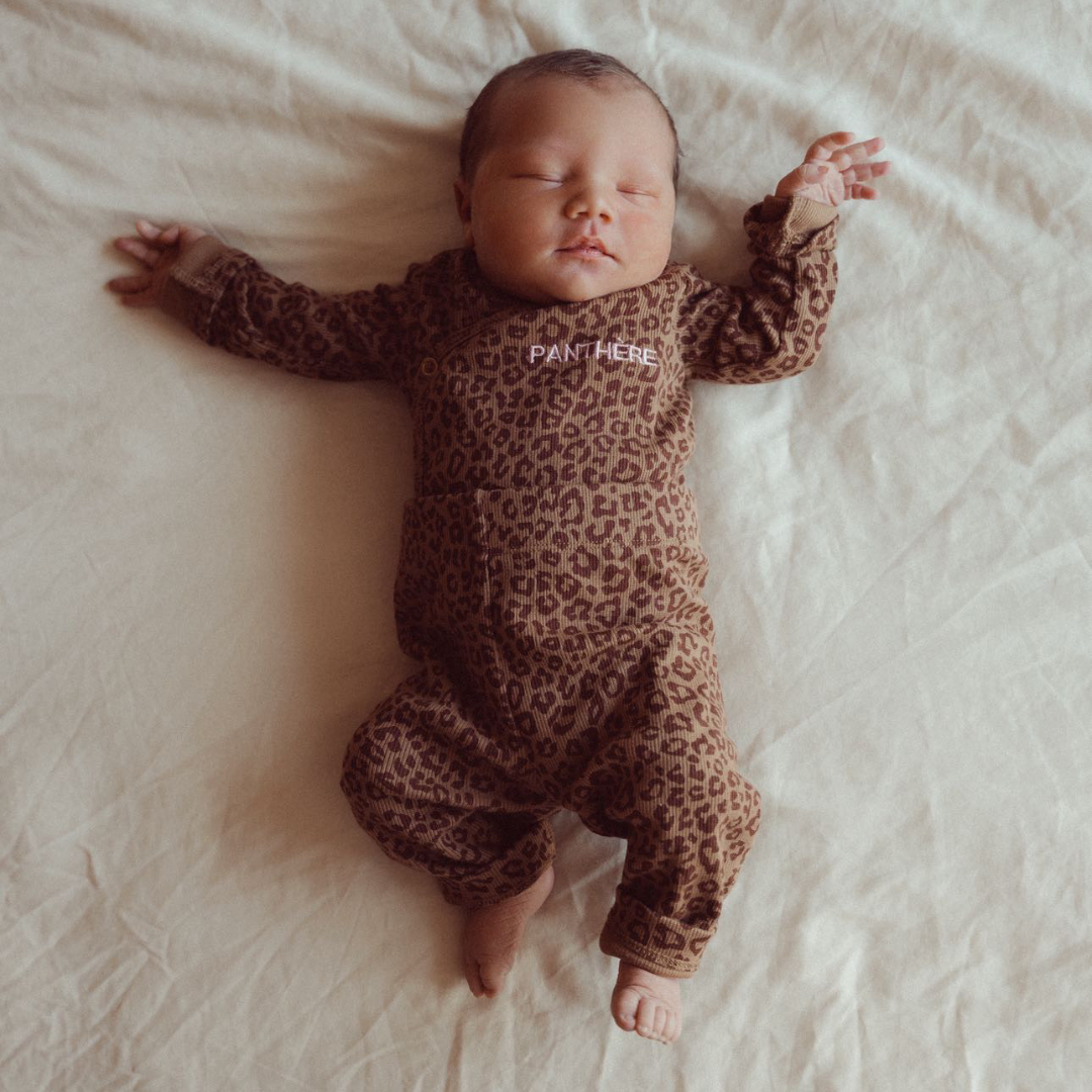leopard print newborn baby