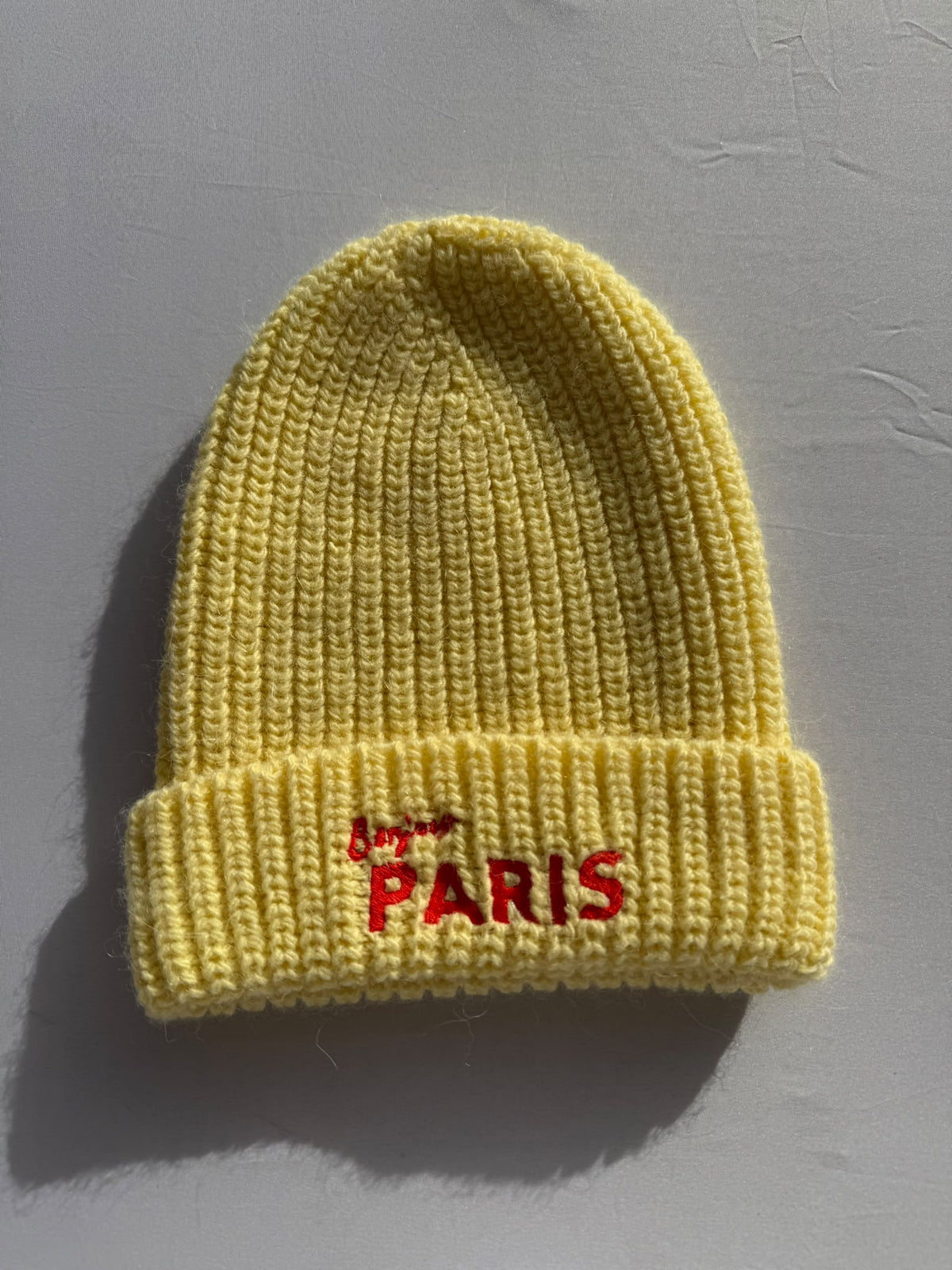 SAMPLE SALE |Beanie Butter Yellow Bonjour Paris