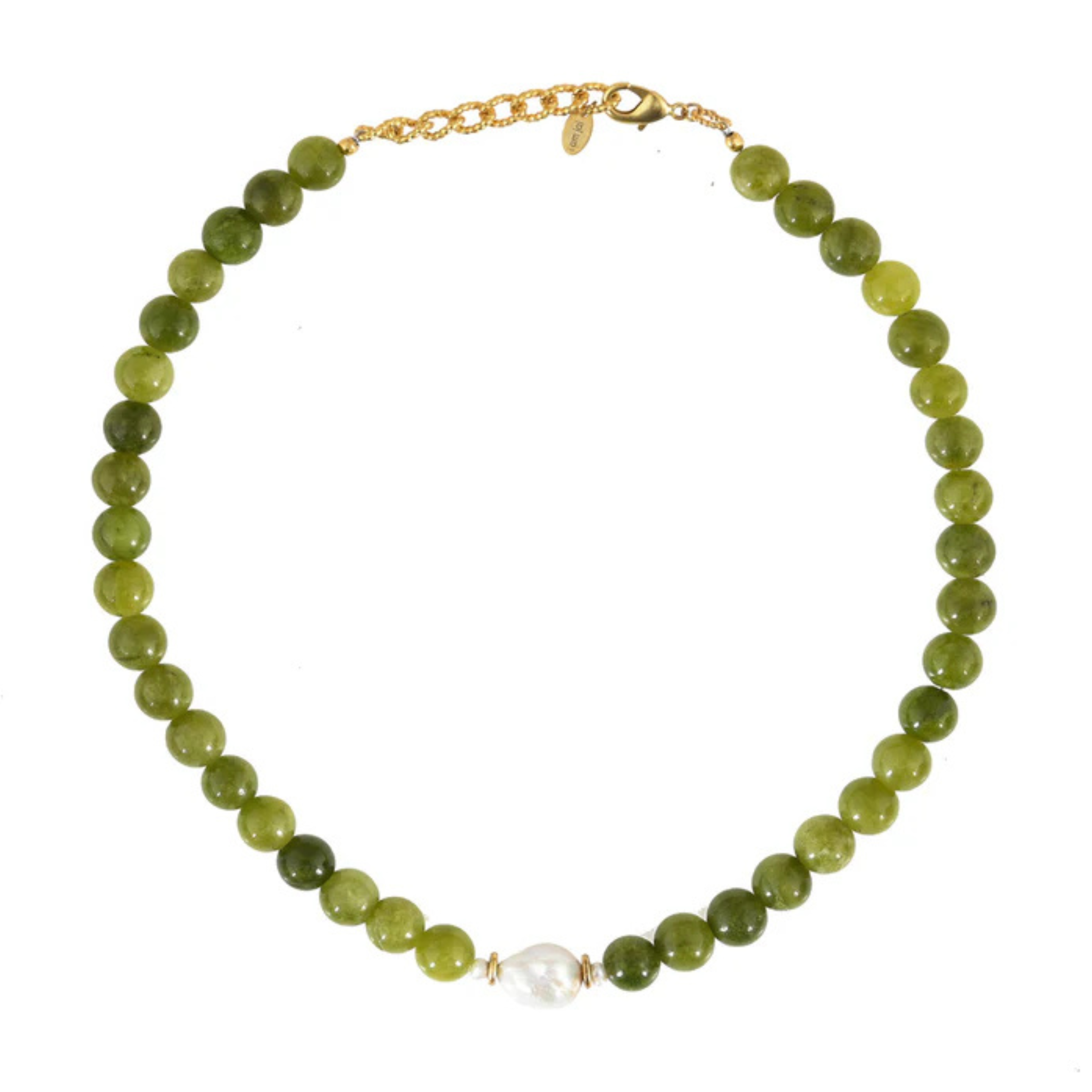 Ketting groene parels