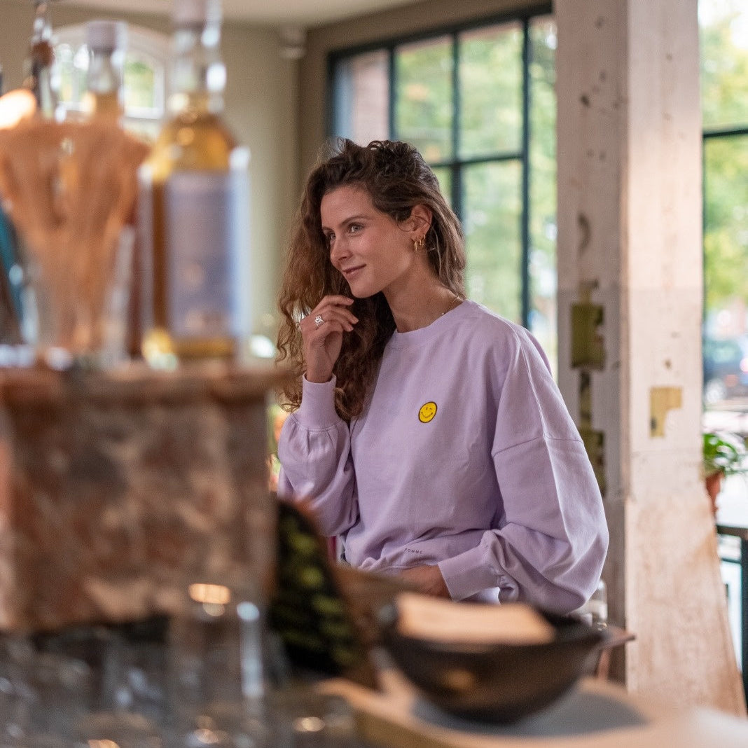 Woman sweater lucky lila