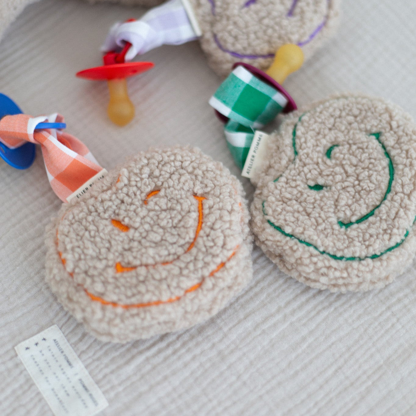 PACIFIER CLOTH POMME | TEDDY OOPSY ORANGE