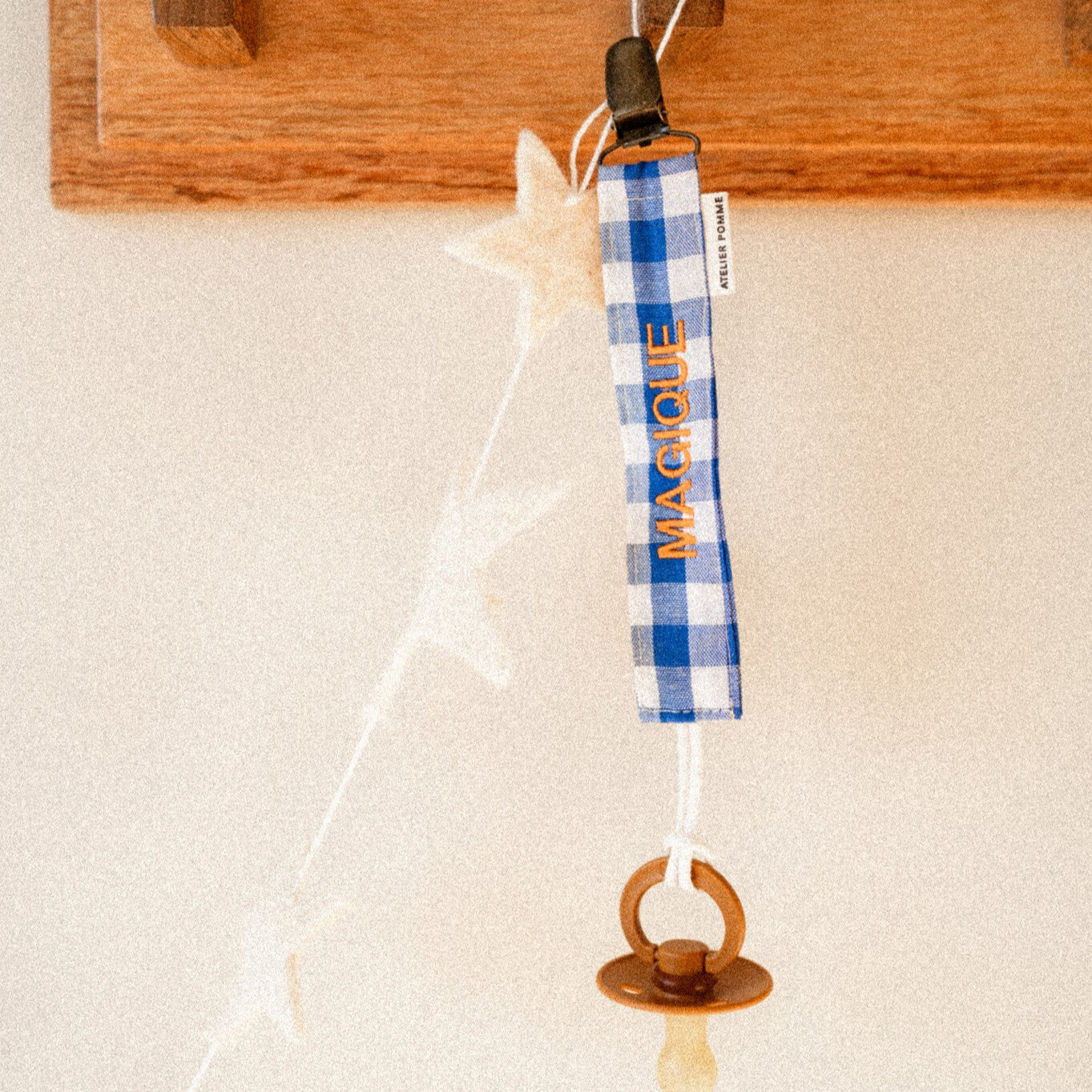 PACIFIER CORD CHECKED IN | BOOGIE BLUE