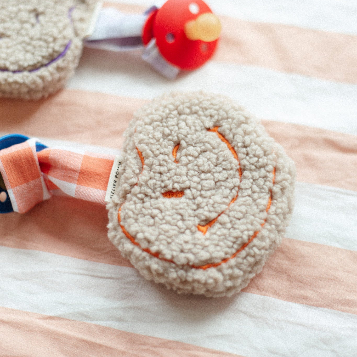 PACIFIER CLOTH POMME | TEDDY OOPSY ORANGE