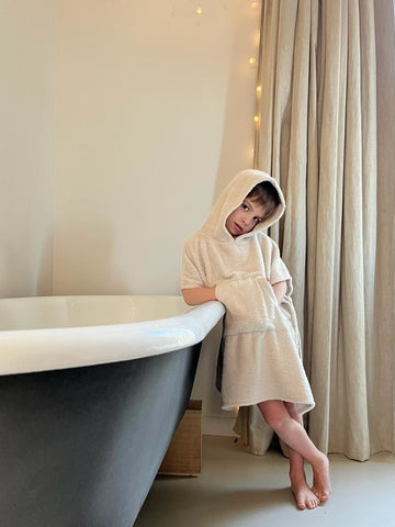 BUBBLY PONCHO - BONJOUR BEIGE