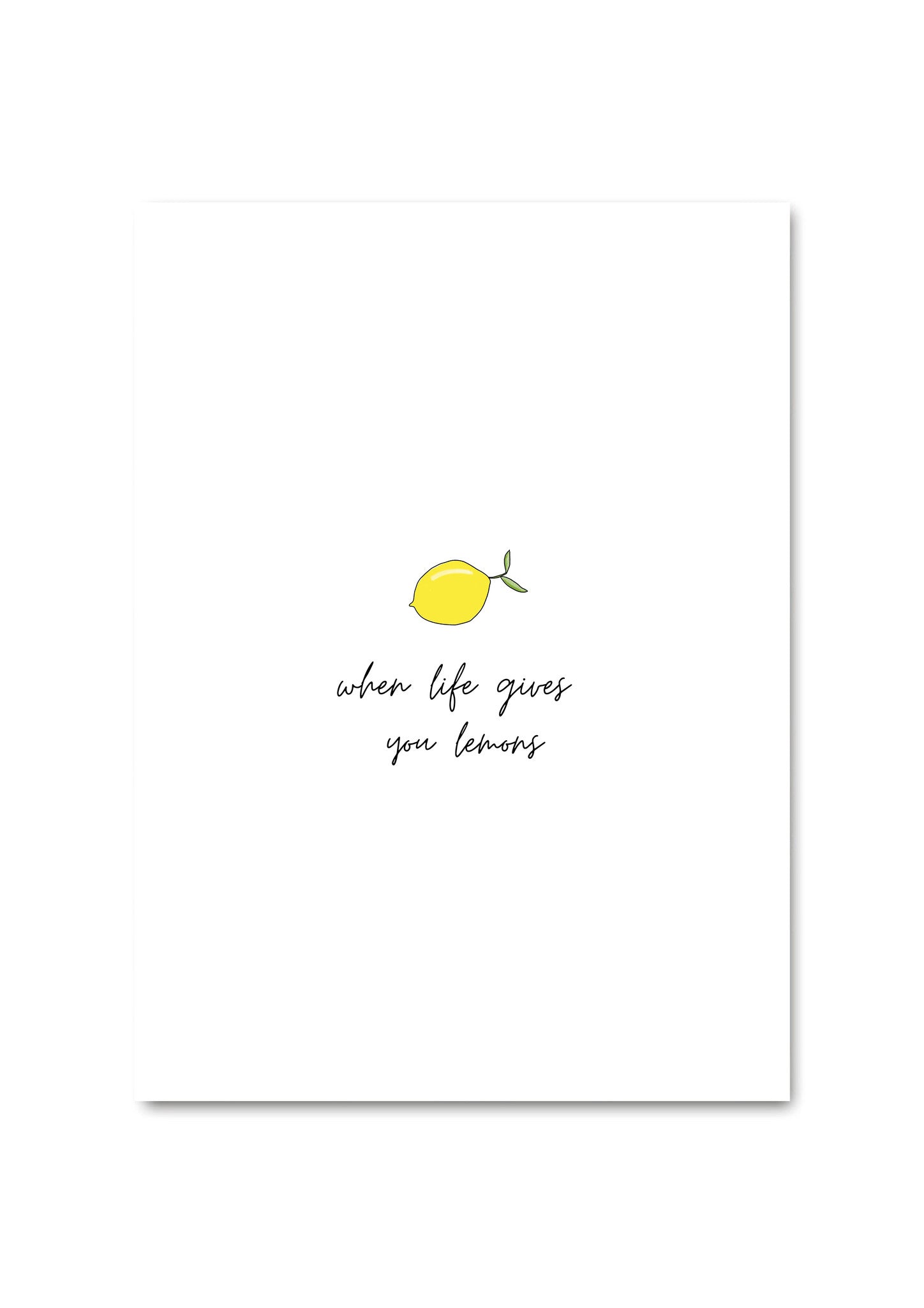 SALE - WENSKAART | LEMONS