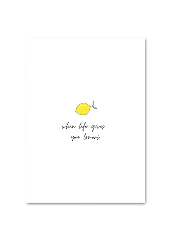 SALE - WENSKAART | LEMONS