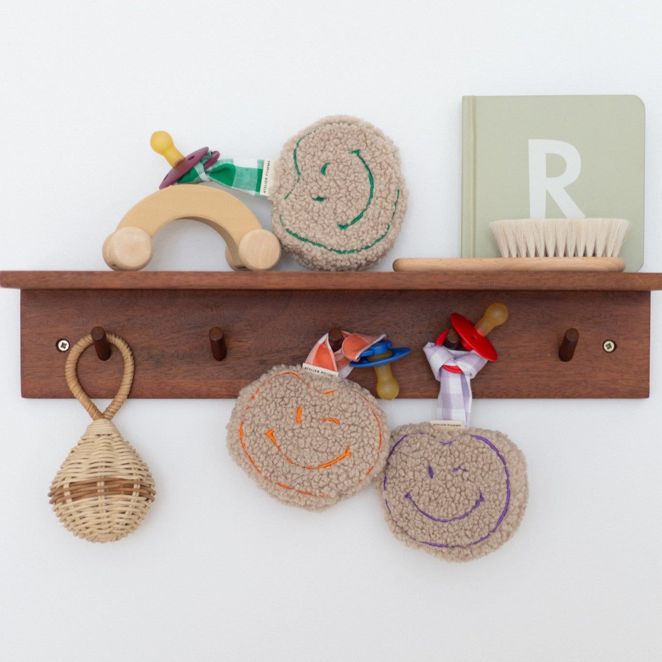 PACIFIER CLOTH POMME | TEDDY OOPSY ORANGE