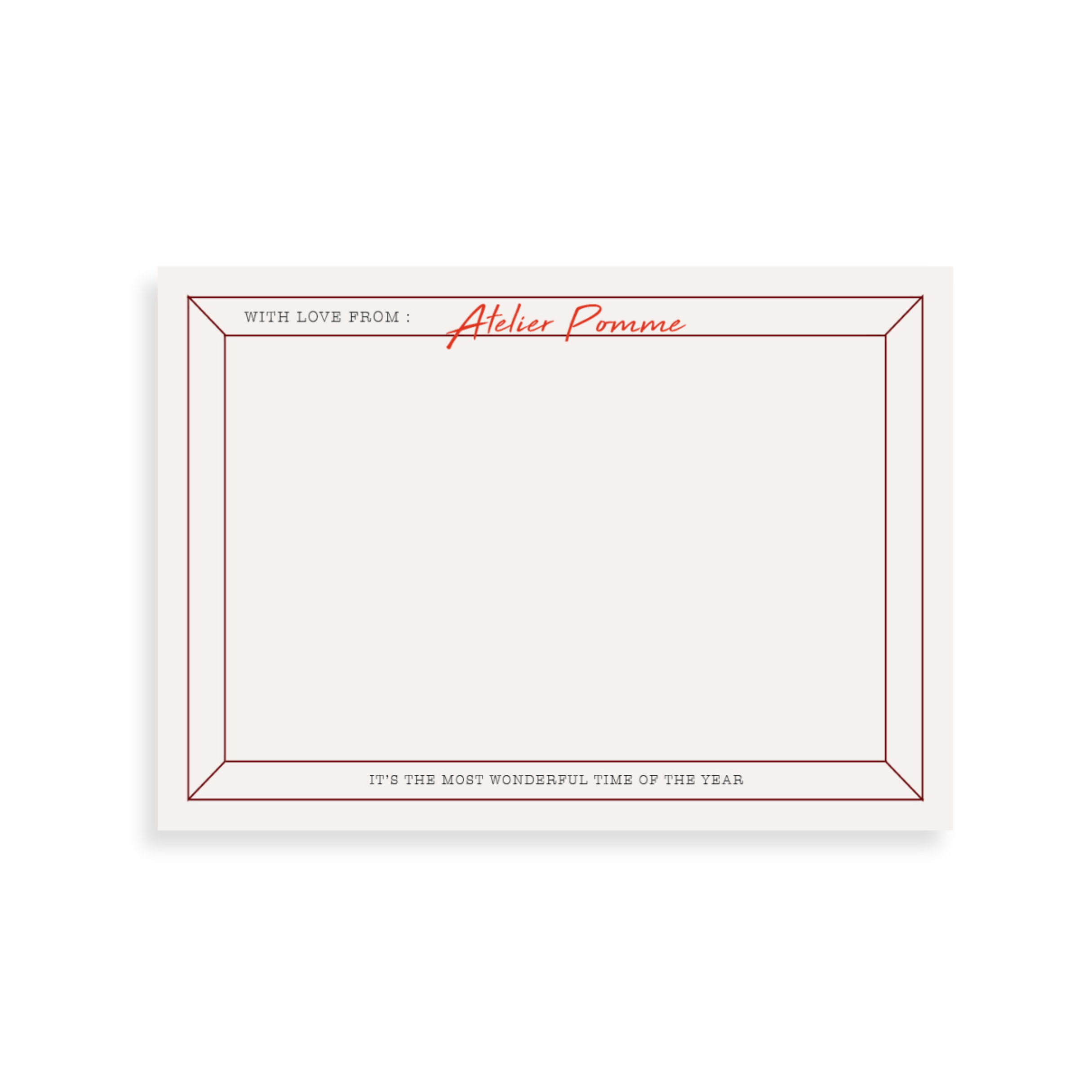 WENSKAART | MERRY CHRISTMAS