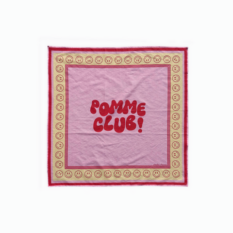 POMME CLUB SMILIN' SCARF - PINK