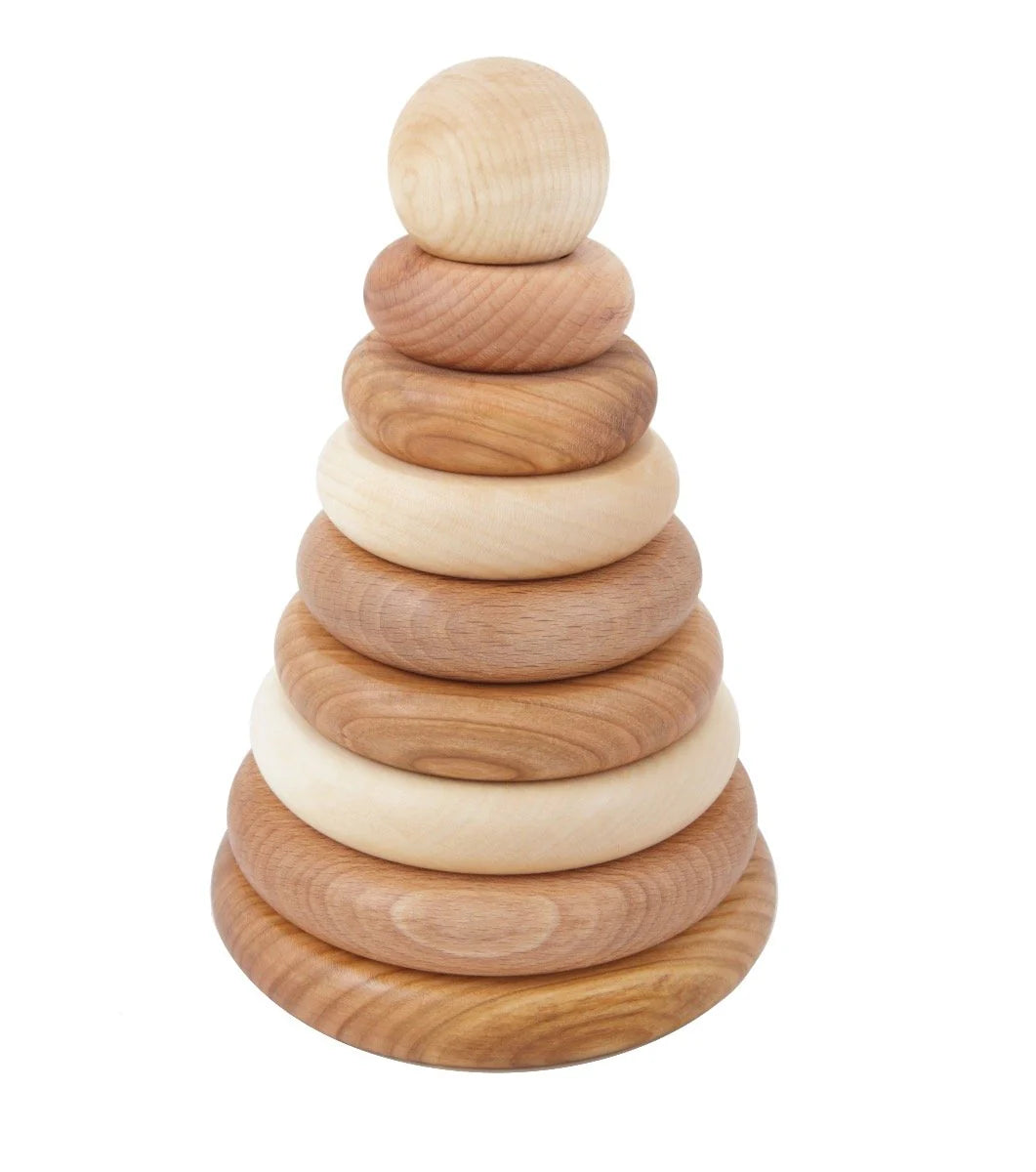 houten stapeltoren