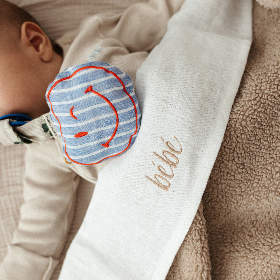 FLAT SHEET COT - LOVELY LINEN COSY WHITE