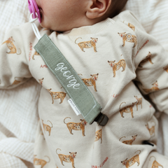 PACIFIER CORD | LINEN MORNING MOSS