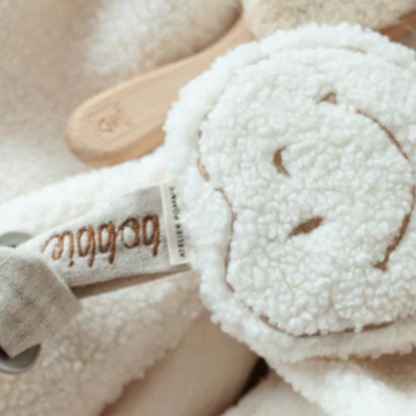 PACIFIER CLOTH - POMME - TEDDY SNOWY