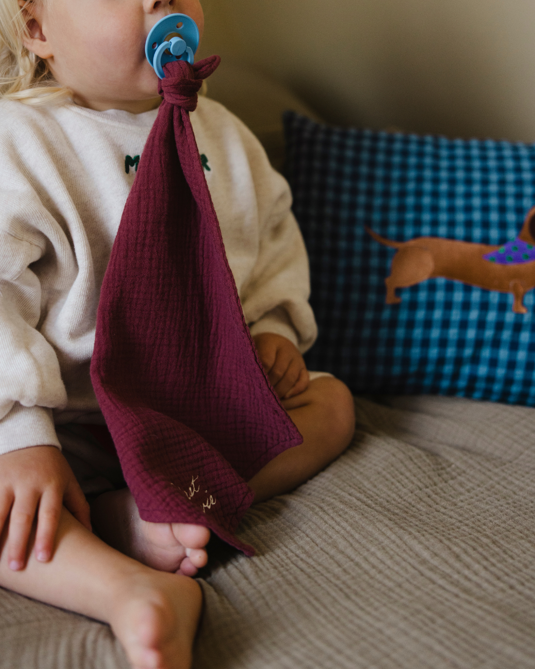 SPEENDOEKJE CUDDLE | BURGUNDY BOO