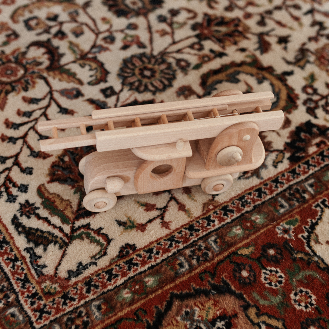 WOODEN TOY - HUGE FIRETRUCK