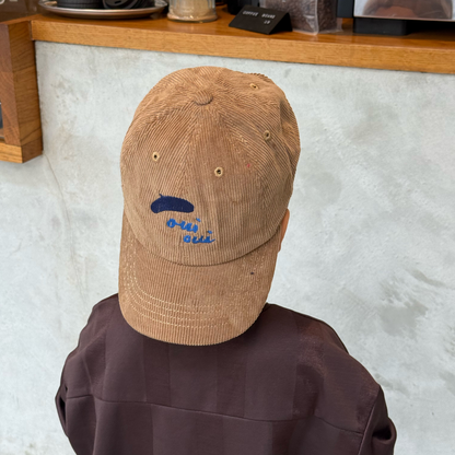 Kids Corduroy Cap | Fine Brown