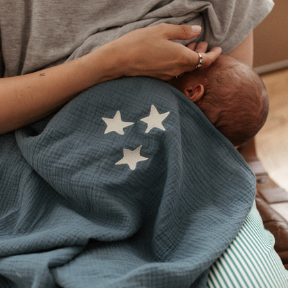 HUGE TOWEL - MISTY BLUE