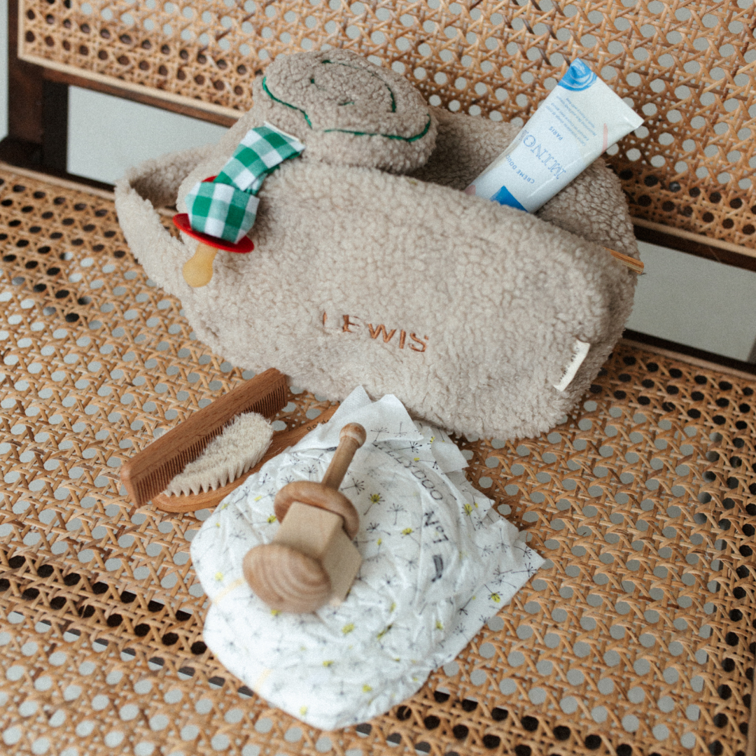 BABY ESSENTIALS POUCH - TEDDY