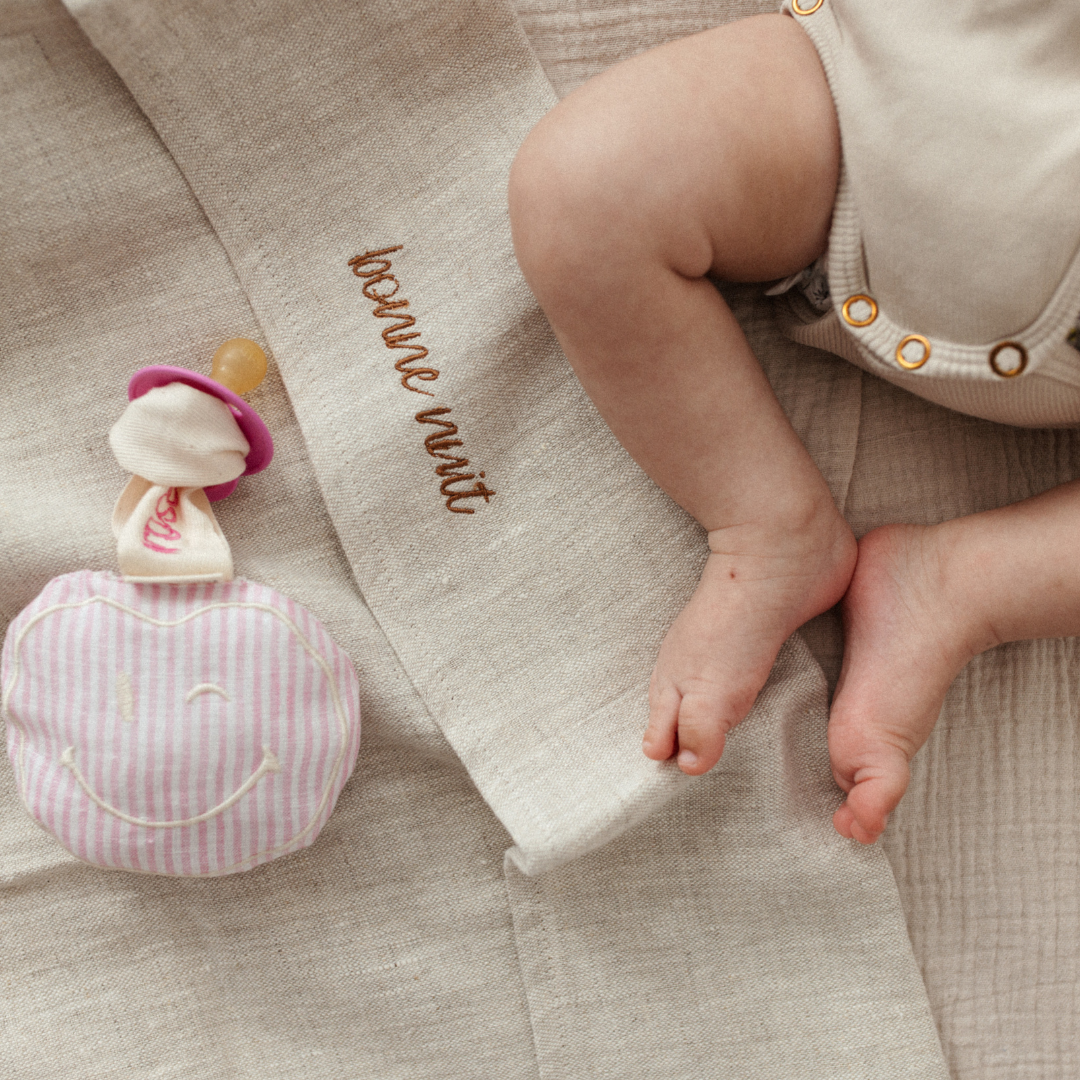 FLAT SHEET COT - LOVELY LINEN BONJOUR BEIGE