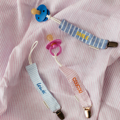 PACIFIER CORD - LOVELY LINEN L&