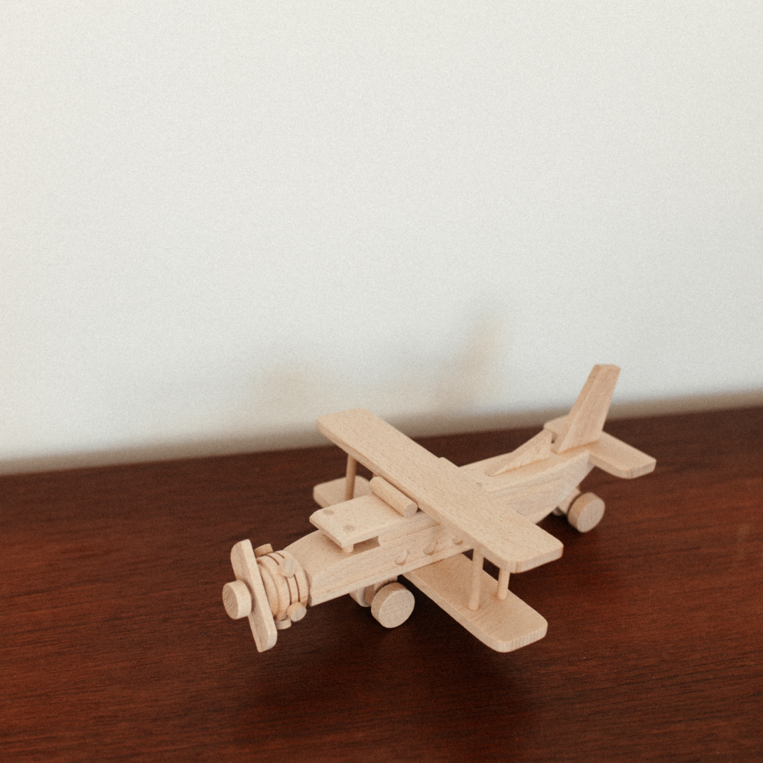 WOODEN TOY - PROPELLOR PLANE