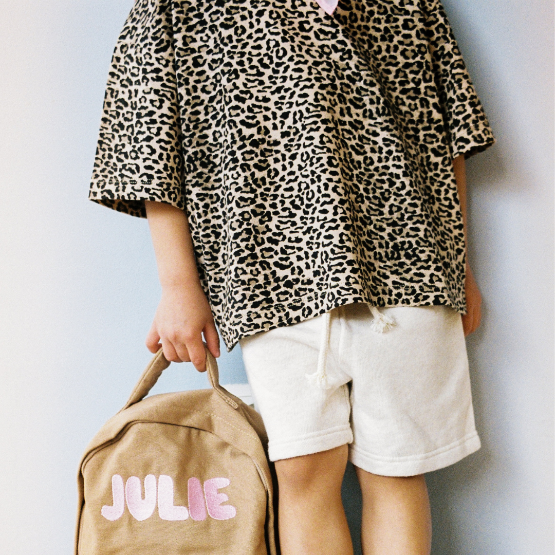 Tiny Oversized Tee | Leopard