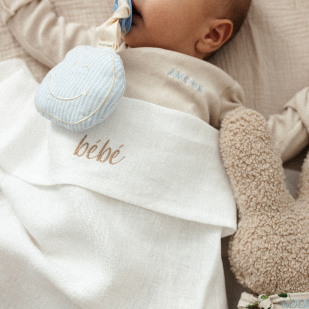 FLAT SHEET COT - LOVELY LINEN COSY WHITE